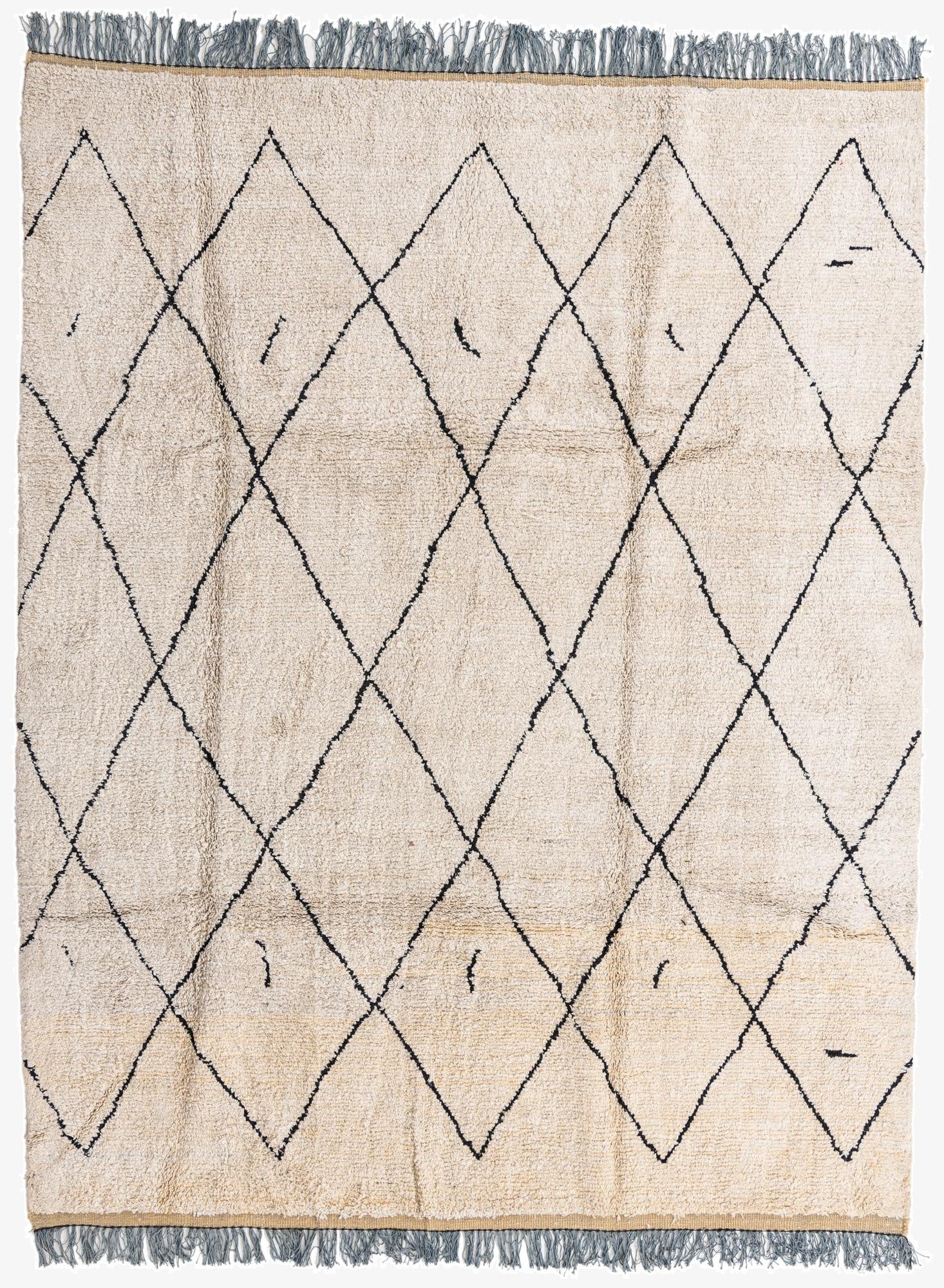  8' x 10' 5  Hand Knotted Moroccan Wool Rug