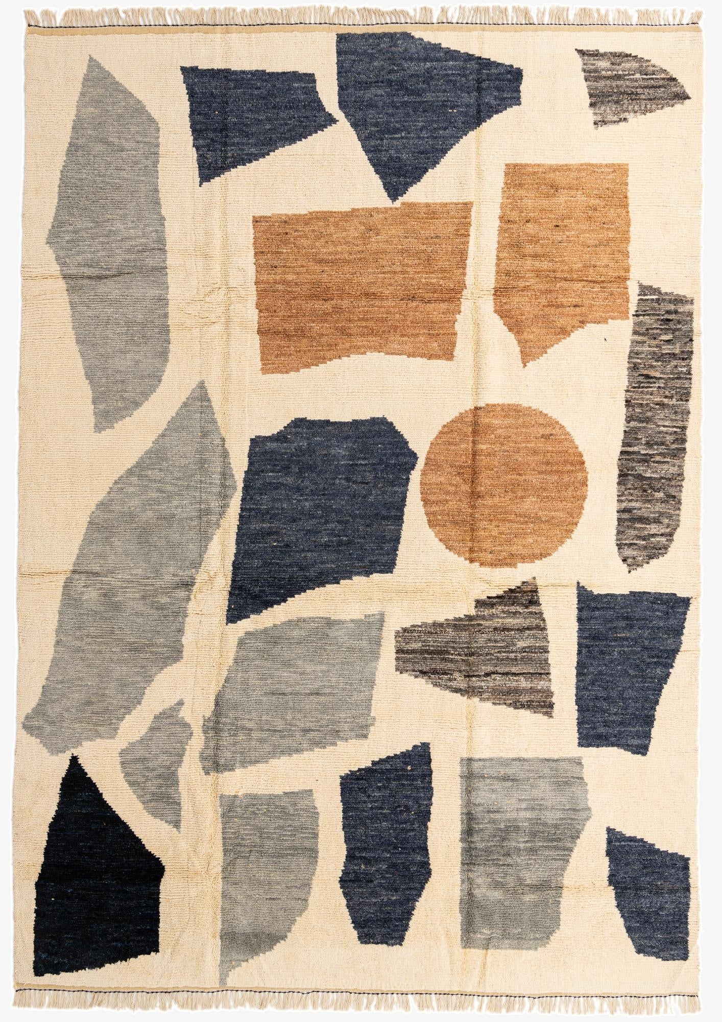  10' 2 x 14' 5  Hand Knotted Moroccan Wool Rug