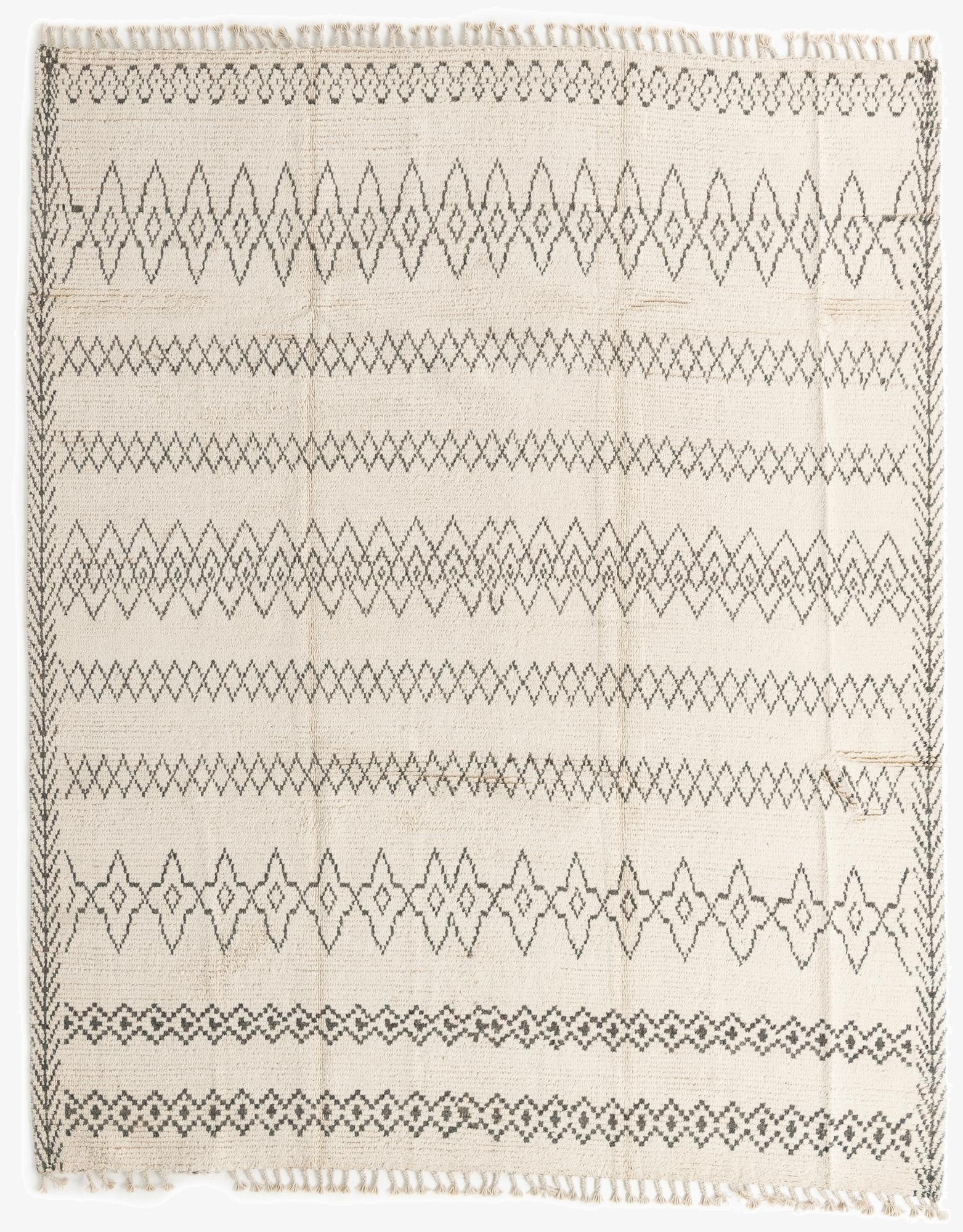  8' 3 x 10' 2  Hand Knotted Moroccan Wool Rug