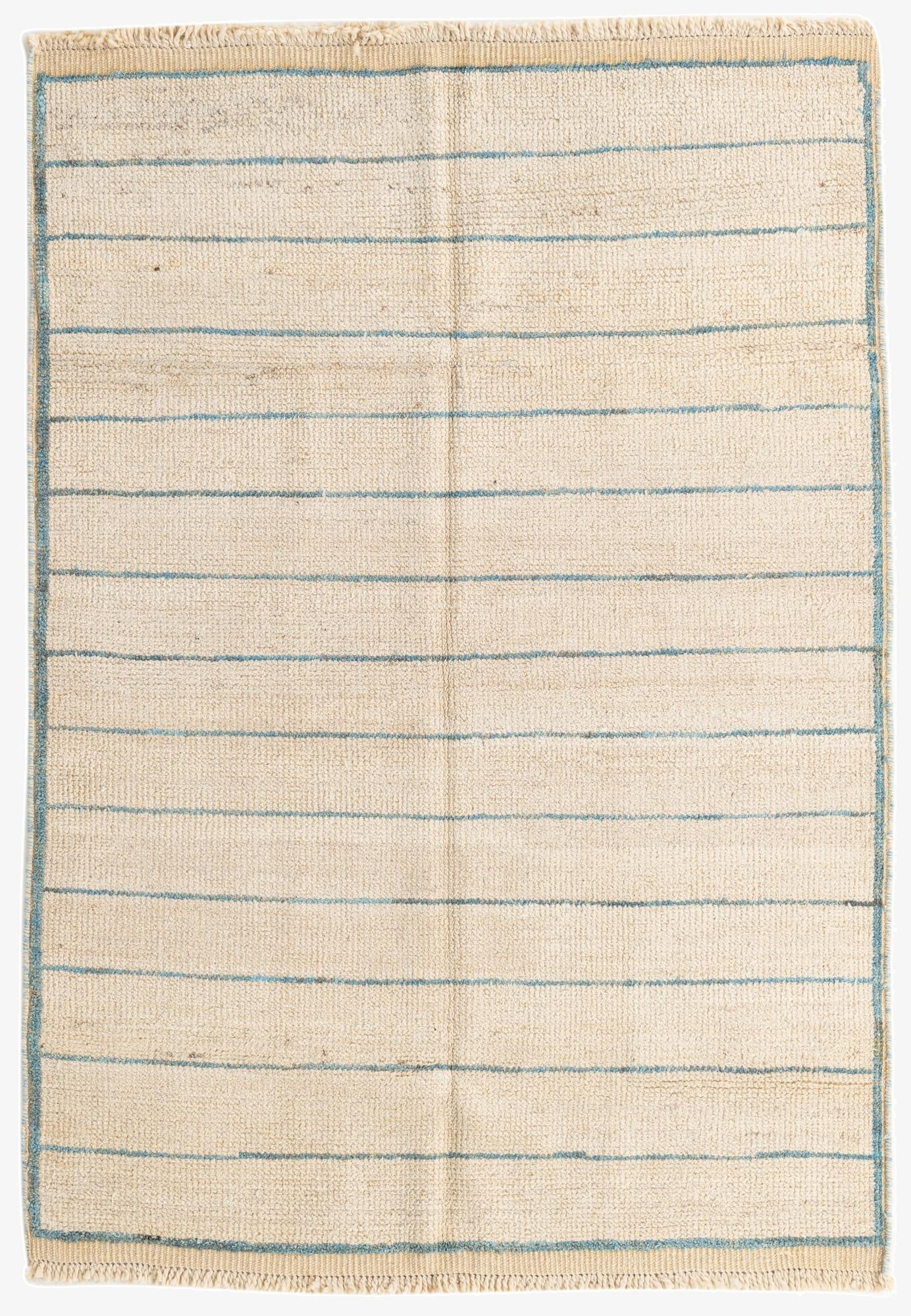  5' x 7' 2  Hand Knotted Moroccan Wool Rug