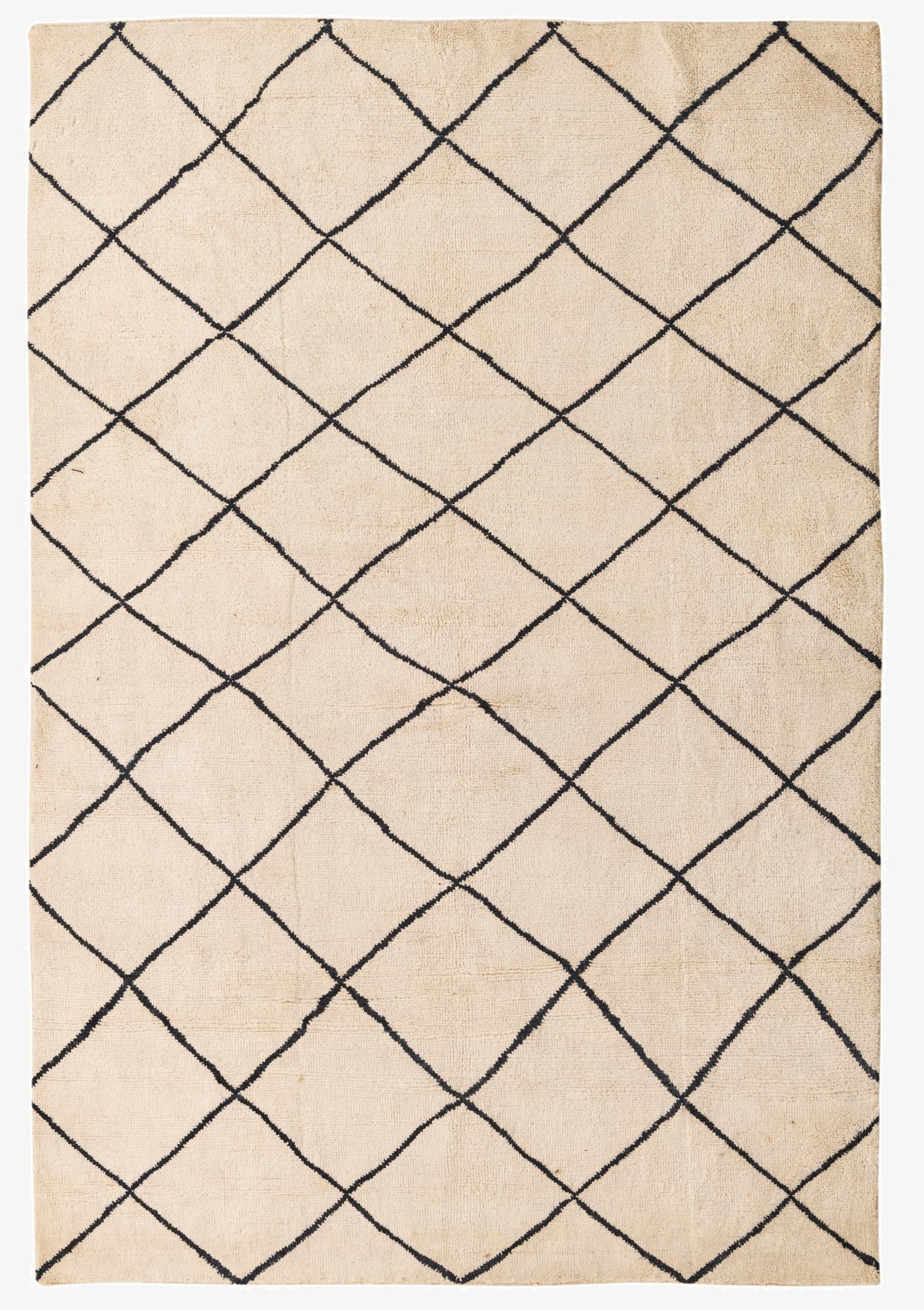  5' 5 x 8'  Hand Knotted Moroccan Wool Rug