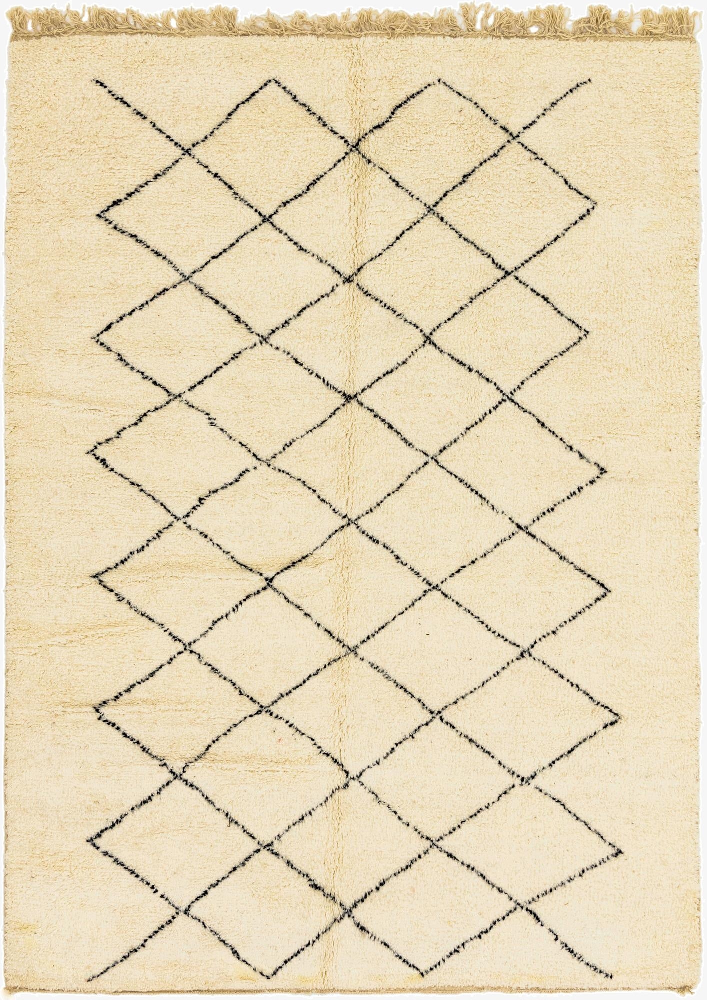  6' 10 x 10'  Hand Knotted Moroccan Wool Rug