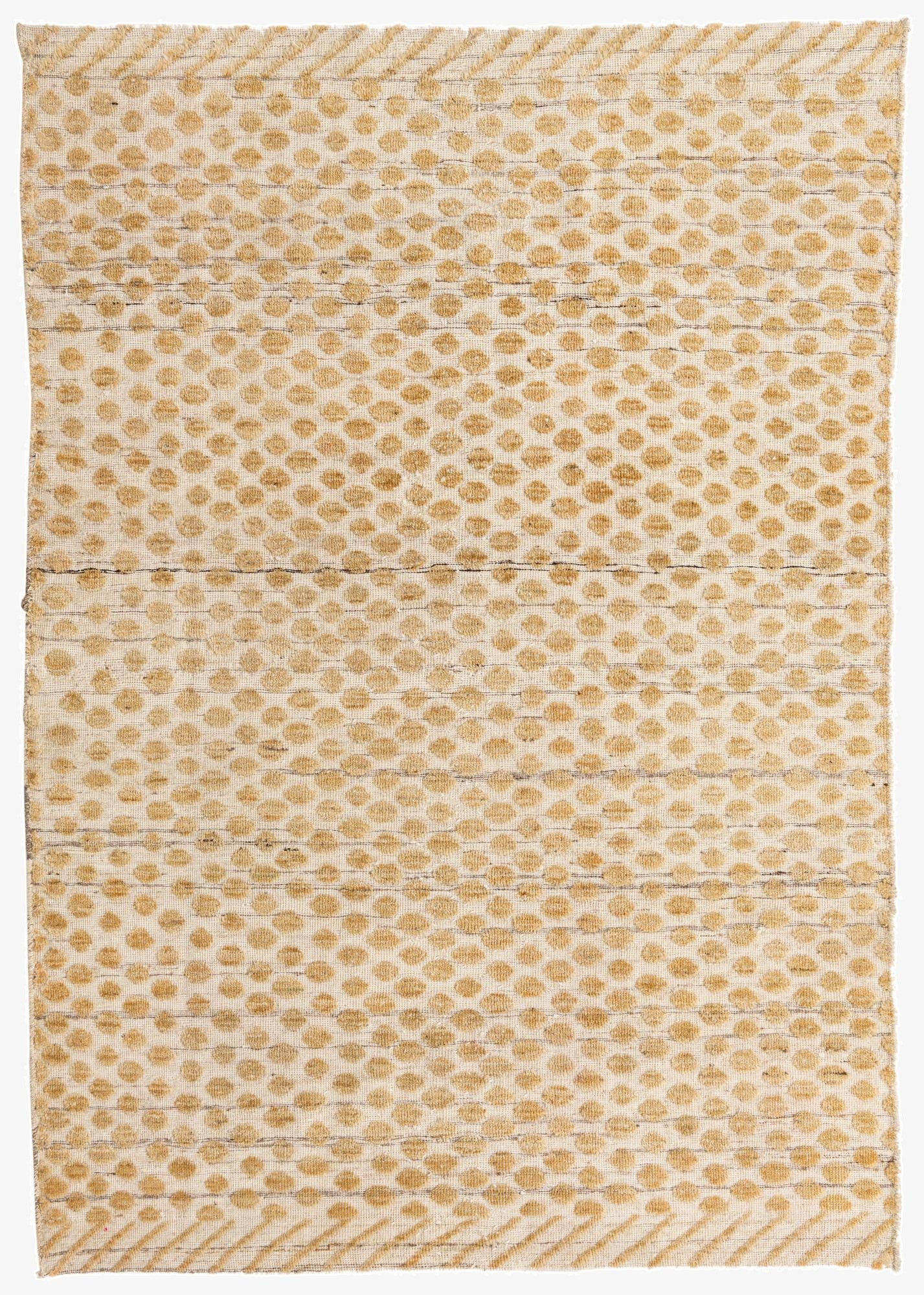  5' 4 x 7' 9  Hand Knotted Moroccan Wool Rug