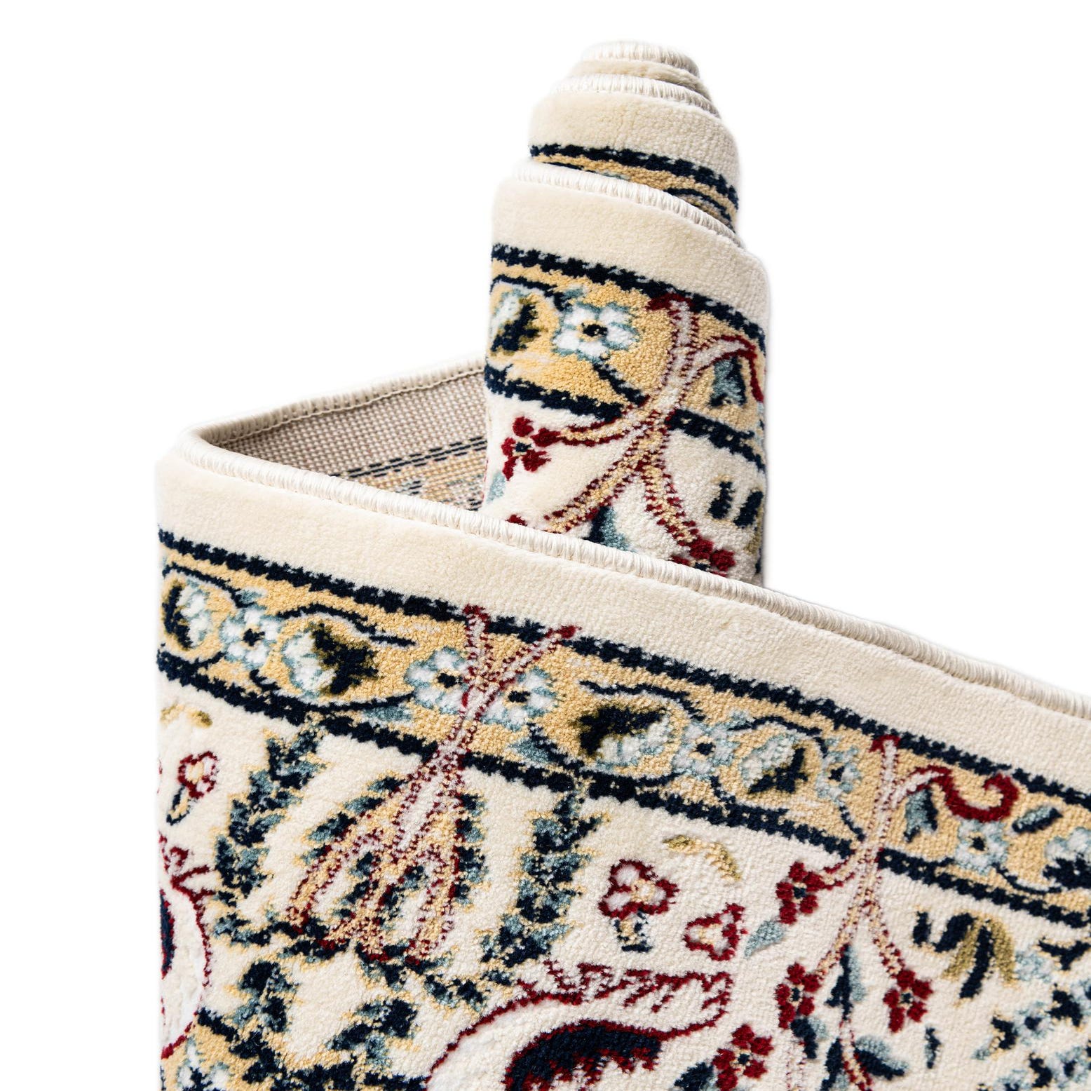 Ivory 8' x 10' Nain Design Rug | Rugs.com