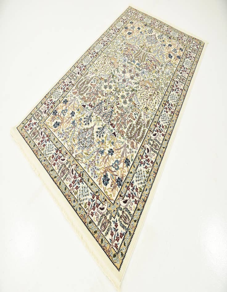 Detail image of  5' 3 x 8' Nain Design Rug
