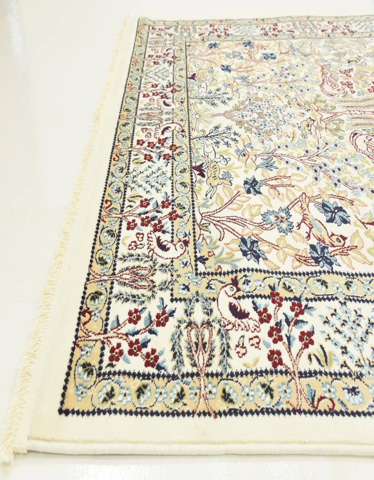 Detail image of  5' 3 x 8' Nain Design Rug