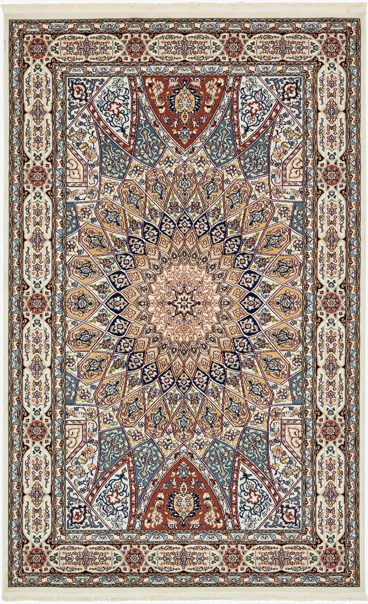  5' 3 x 8' Nain Design Rug