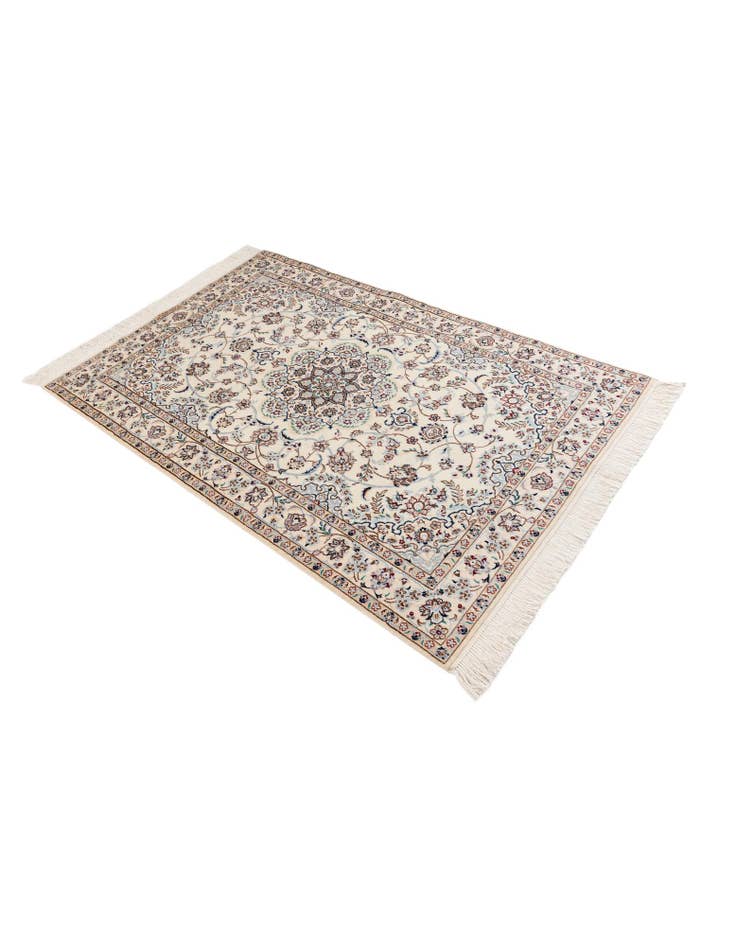 Detail image of  3' 3 x 5' 1  Hand Knotted Nain Persian Rug