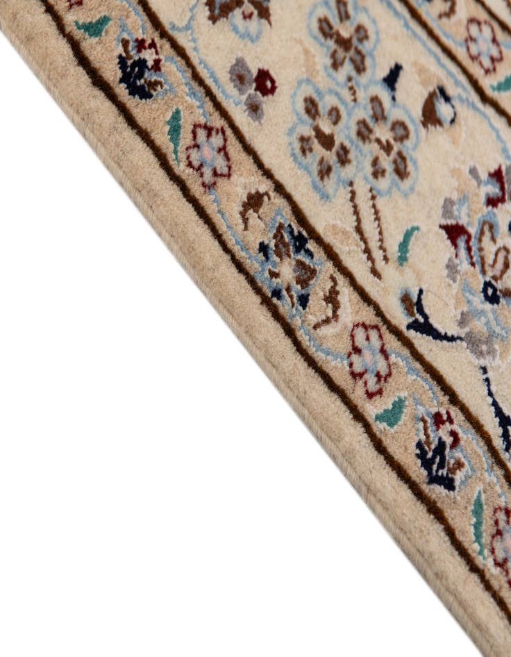 Detail image of  3' 3 x 5' 1  Hand Knotted Nain Persian Rug