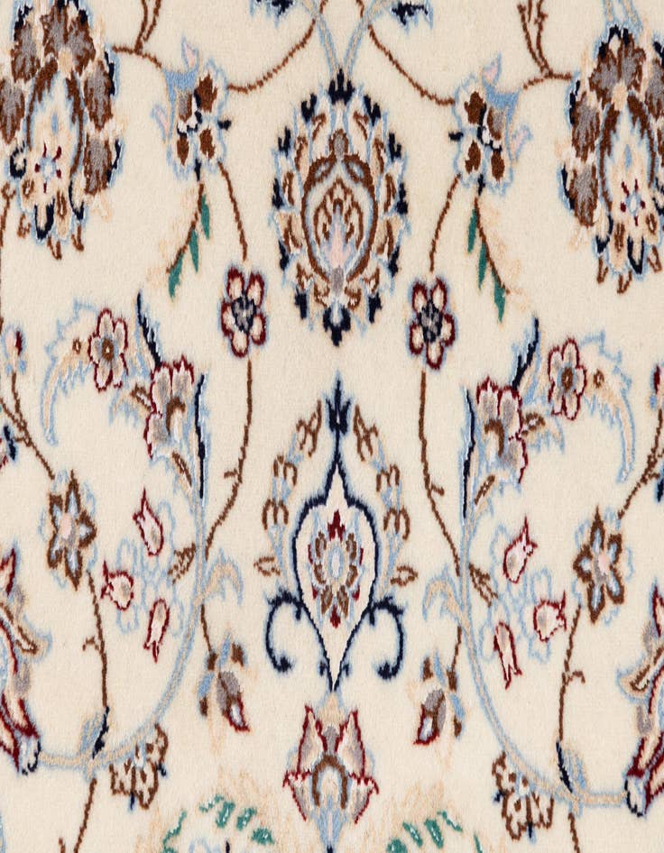 Detail image of  3' 3 x 5' 1  Hand Knotted Nain Persian Rug