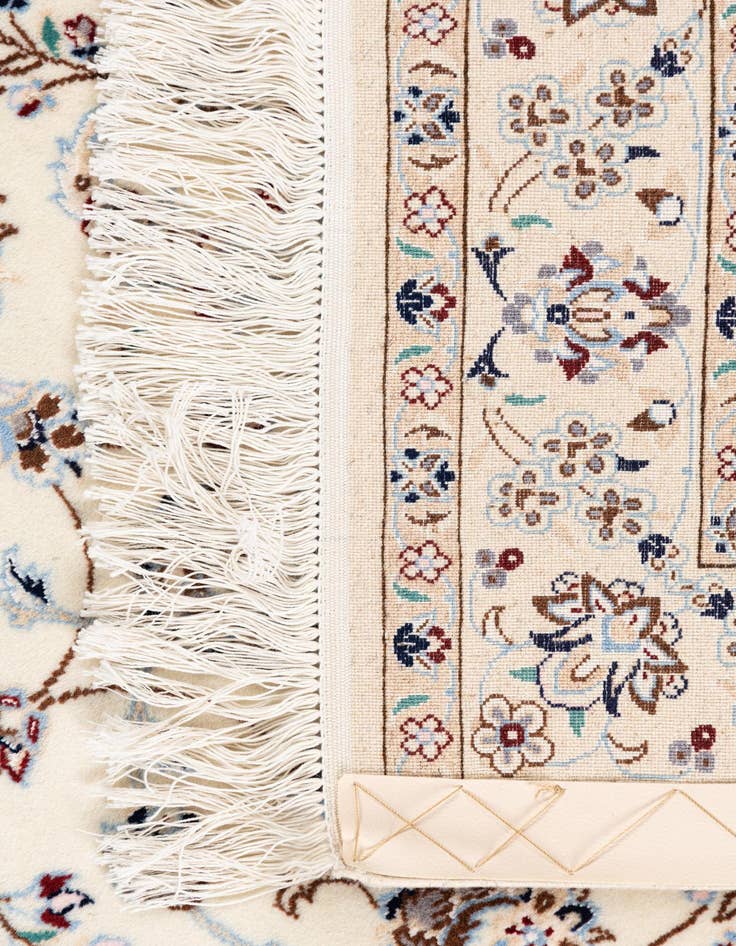 Detail image of  3' 3 x 5' 1  Hand Knotted Nain Persian Rug