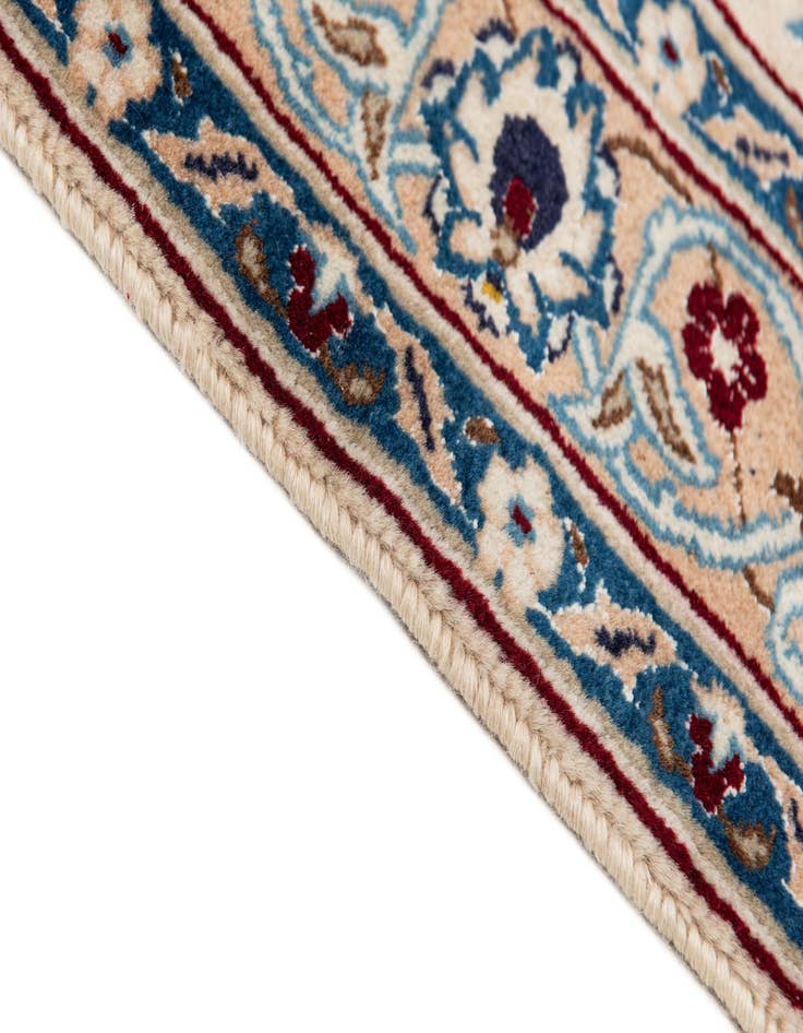 Detail image of  9' 8 x 13' 1  Hand Knotted Nain Persian Rug