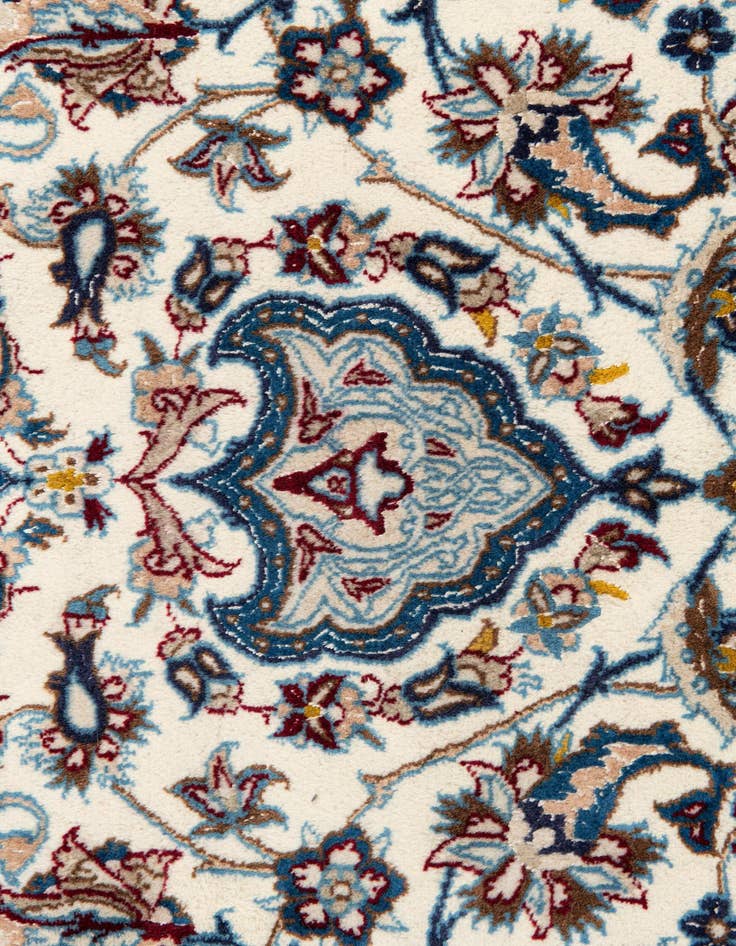 Detail image of  9' 8 x 13' 1  Hand Knotted Nain Persian Rug