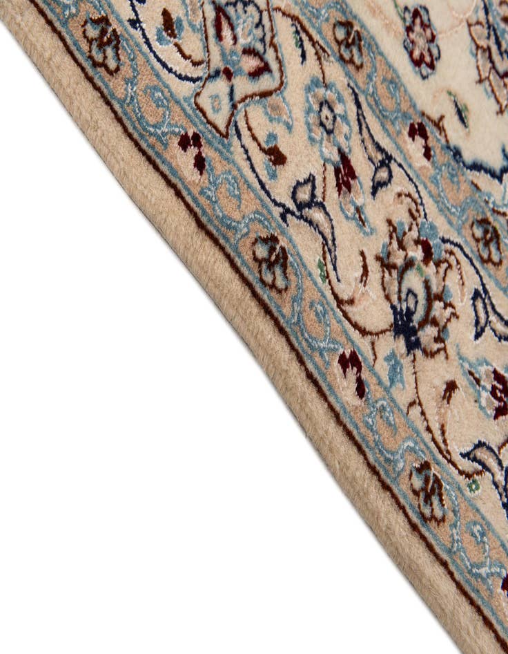 Detail image of  3' 4 x 5' 3  Hand Knotted Nain Persian Rug