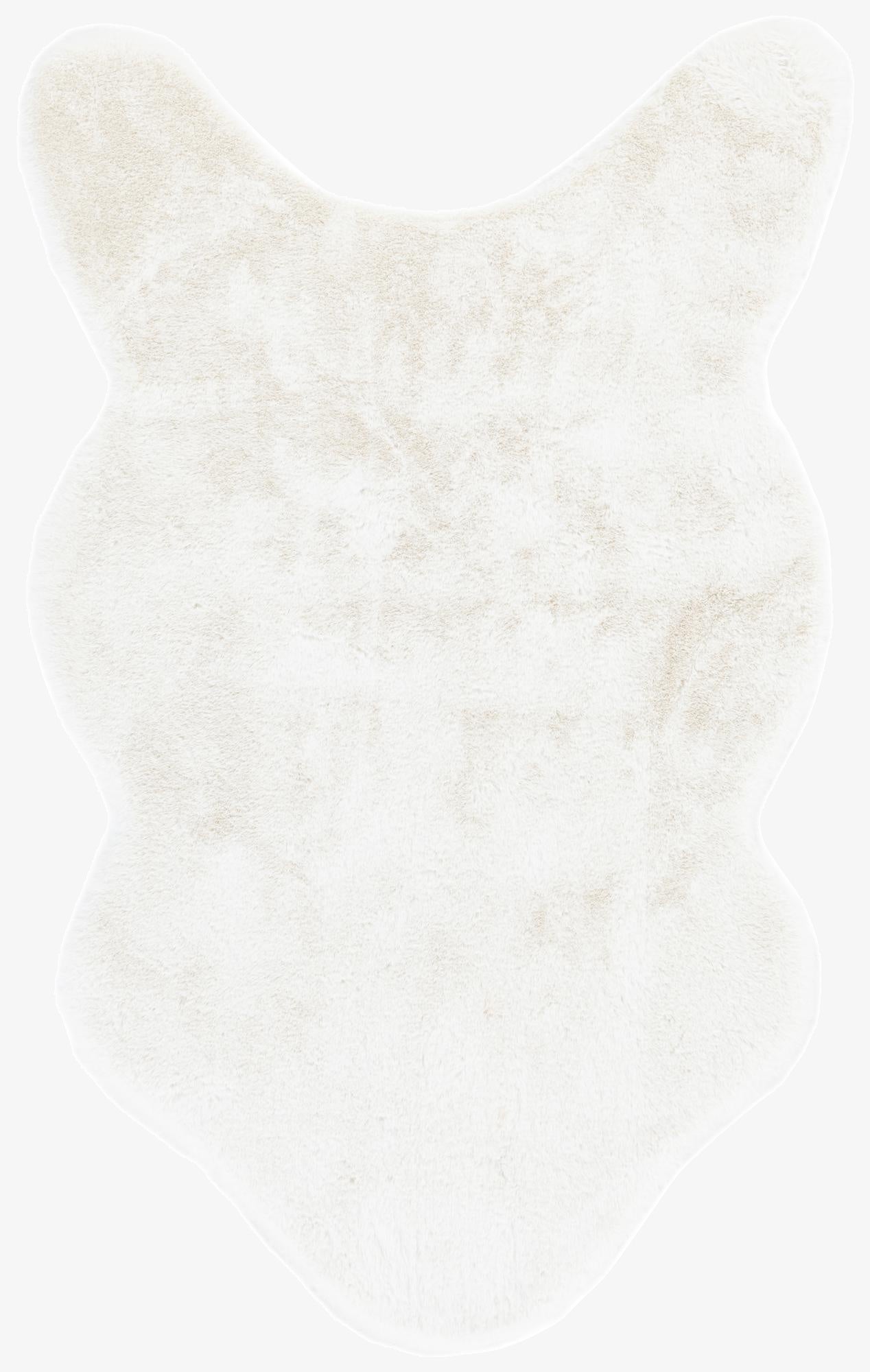  3' x 5' Natural Sheepskin Rug