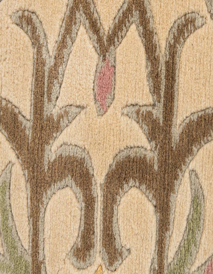 Detail image of  6' 1 x 8' 11  Hand Knotted Nepal Wool Rug