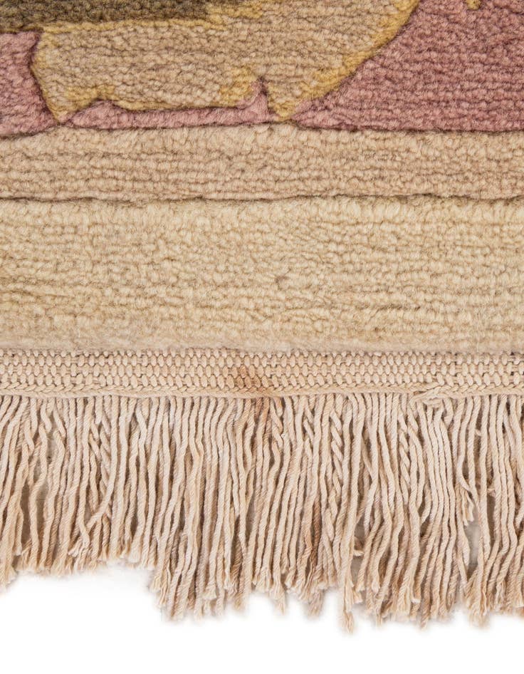 Detail image of  6' 1 x 8' 11  Hand Knotted Nepal Wool Rug