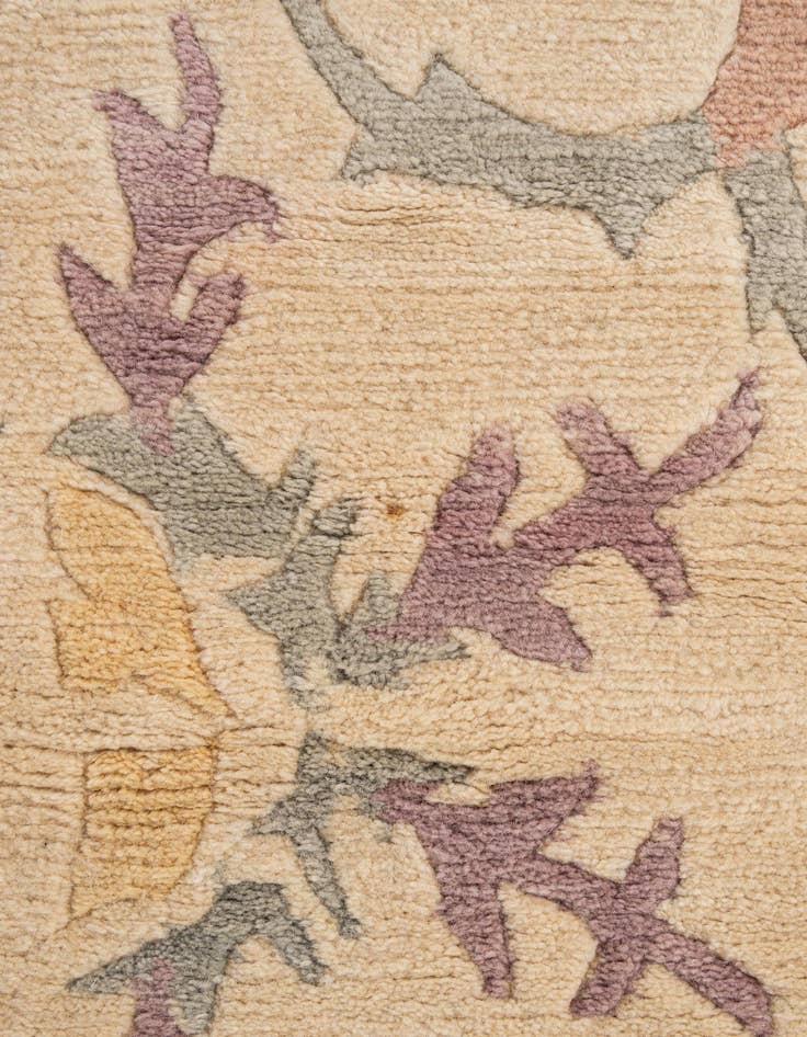 Detail image of  6' 3 x 9' 11  Hand Knotted Nepal Wool Rug