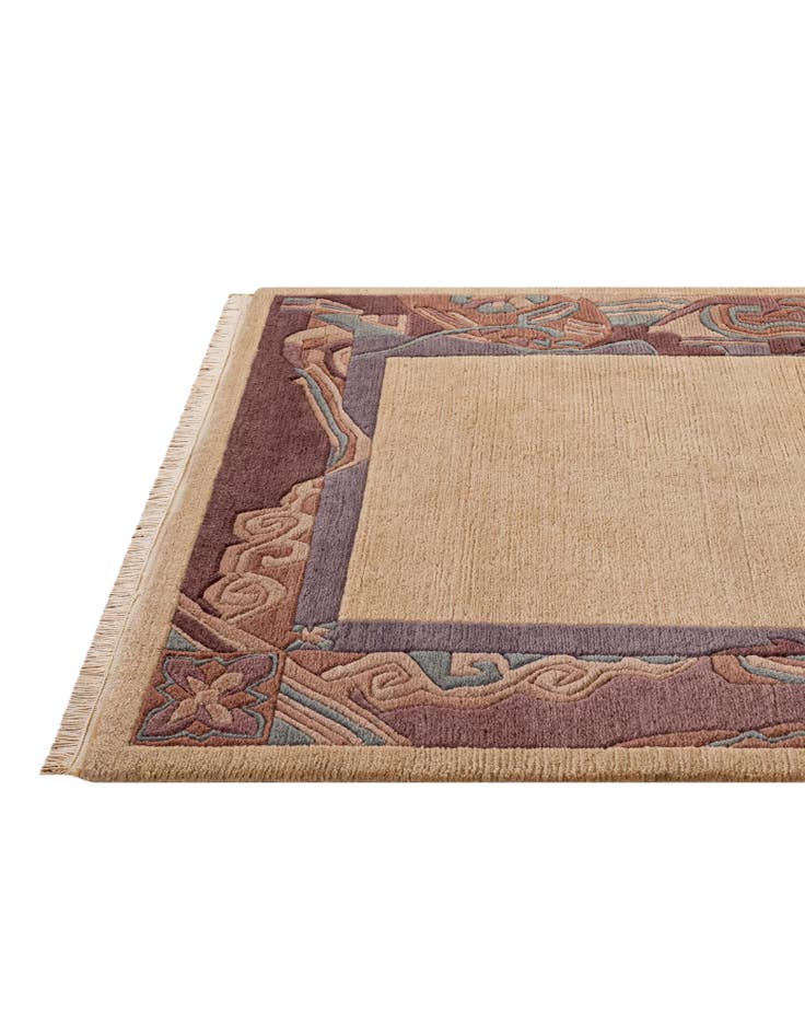 Detail image of  4' 1 x 5' 10  Hand Knotted Nepal Wool Rug