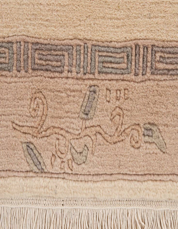 Detail image of  2' 5 x 4' 8  Hand Knotted Nepal Wool Rug