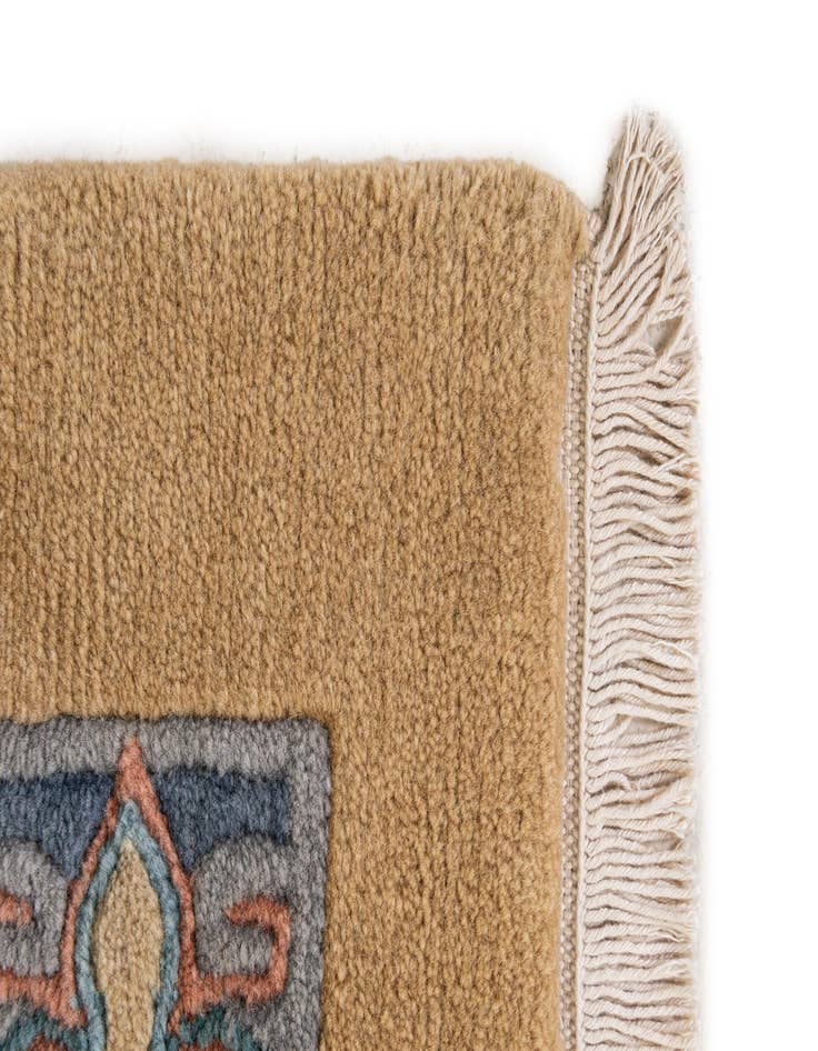 Detail image of  5' 9 x 8'  Hand Knotted Nepal Wool Rug