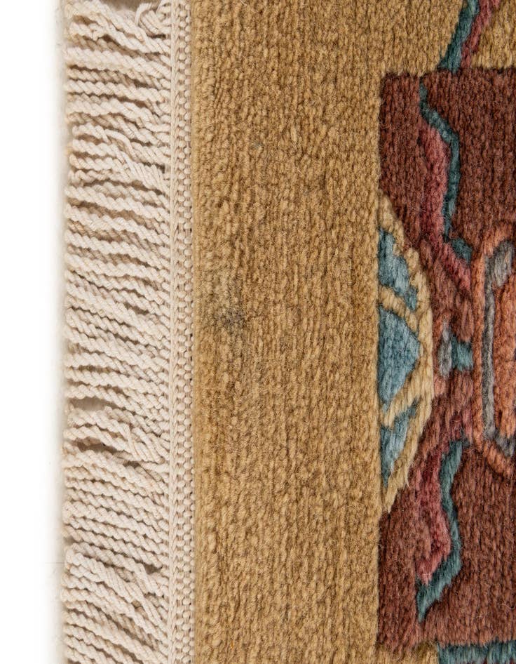 Detail image of  5' 9 x 8'  Hand Knotted Nepal Wool Rug