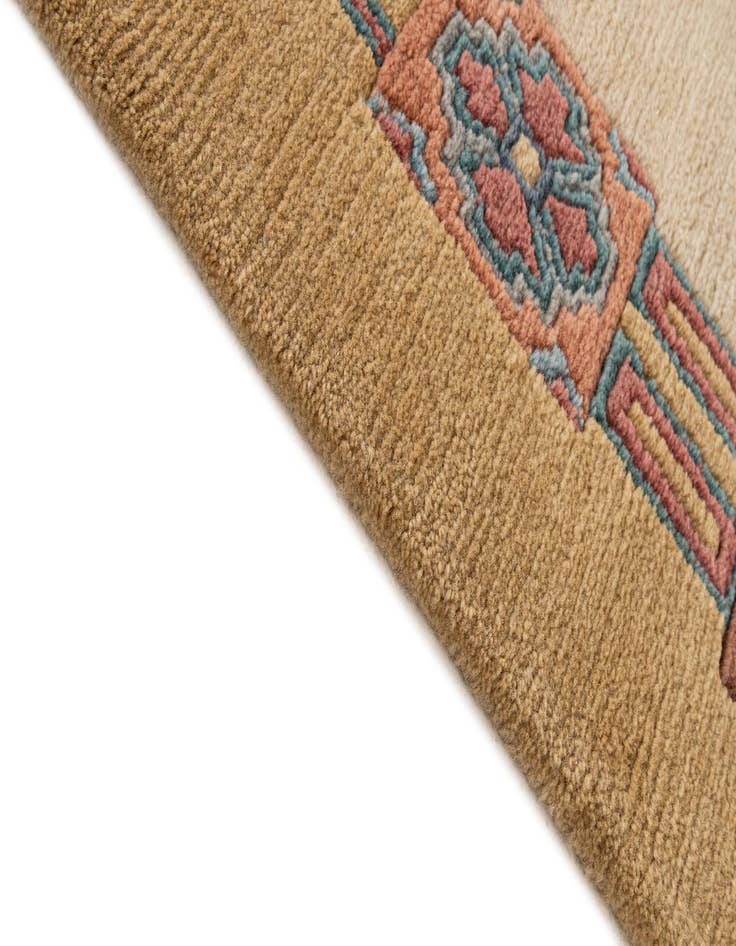 Detail image of  5' 9 x 8'  Hand Knotted Nepal Wool Rug