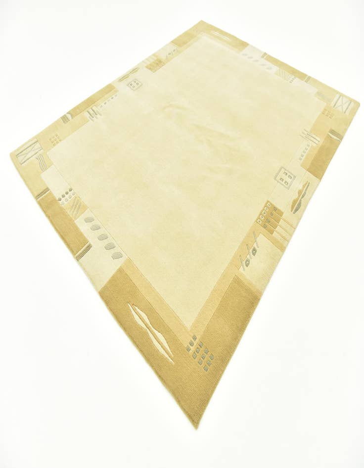 Detail image of  6' 6 x 8' 4  Hand Knotted Nepal Wool Rug