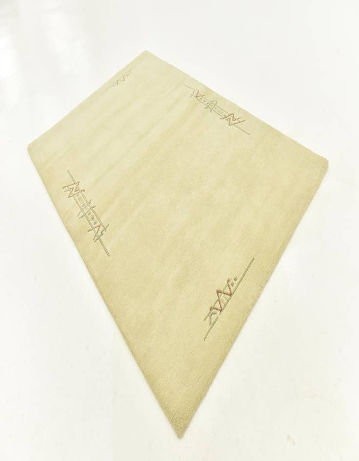 Detail image of  4' x 6'  Hand Knotted Nepal Wool Rug