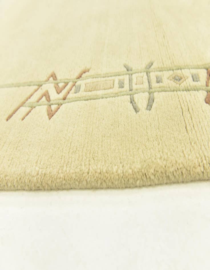 Detail image of  4' x 6'  Hand Knotted Nepal Wool Rug