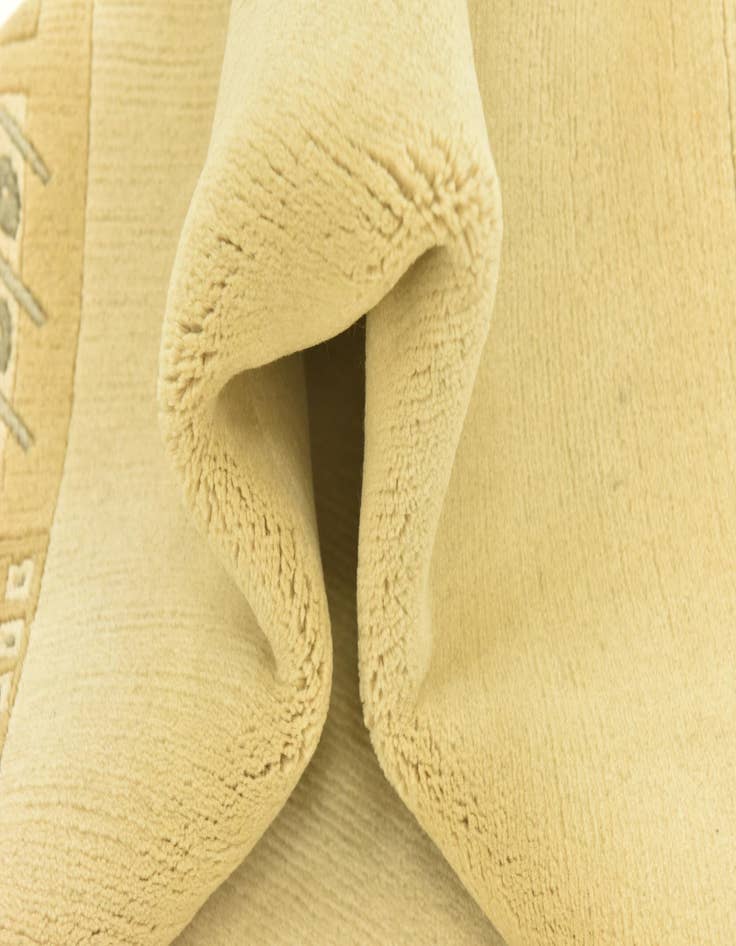 Detail image of  4' x 5' 10  Hand Knotted Nepal Wool Rug