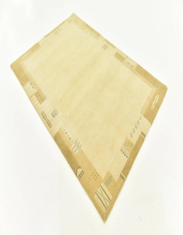 Detail image of  4' x 5' 10  Hand Knotted Nepal Wool Rug