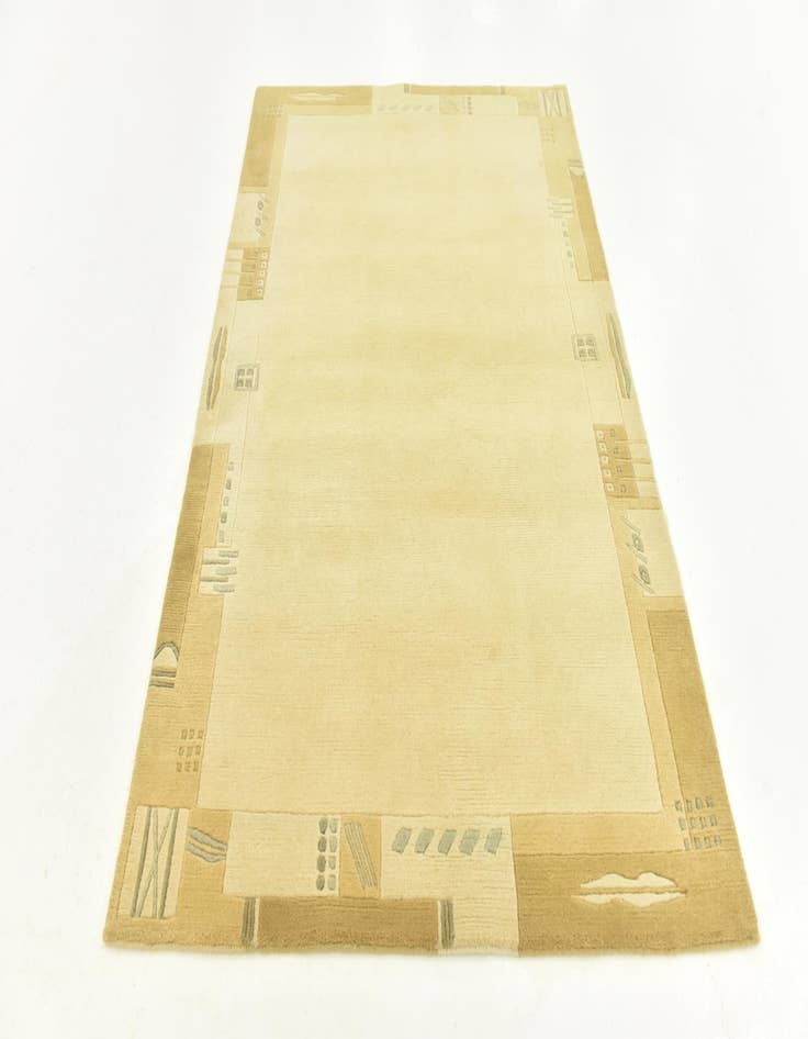 Detail image of  4' x 5' 10  Hand Knotted Nepal Wool Rug