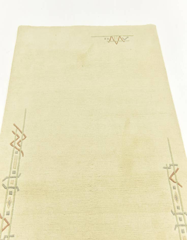 Detail image of  4' x 6'  Hand Knotted Nepal Wool Rug