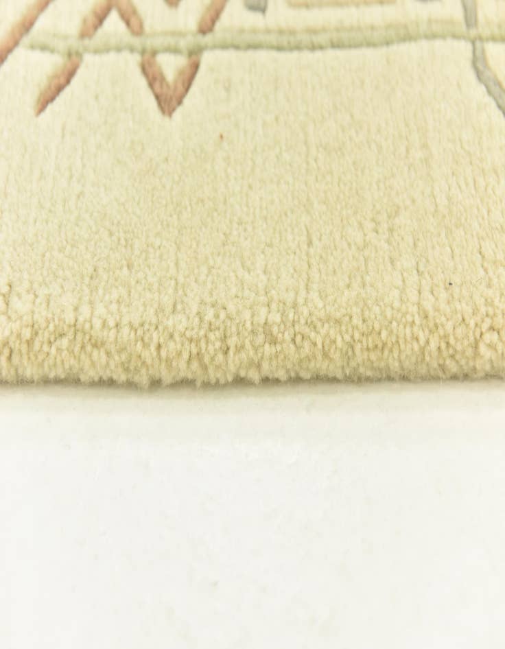 Detail image of  4' x 6'  Hand Knotted Nepal Wool Rug