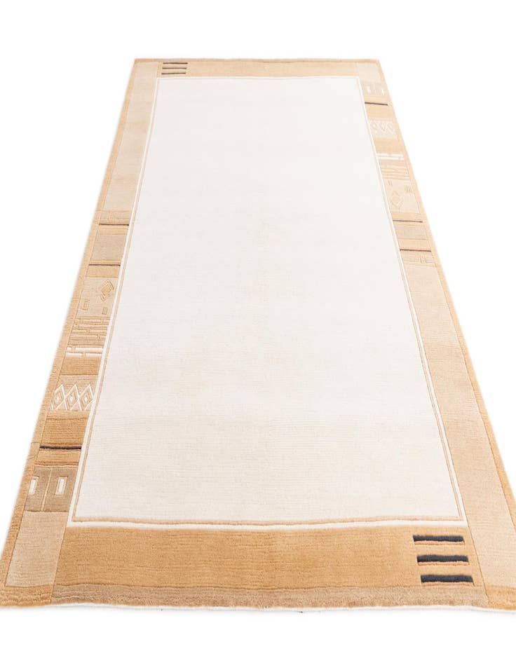 Detail image of  4' 8 x 6' 5  Hand Knotted Nepal Wool Rug