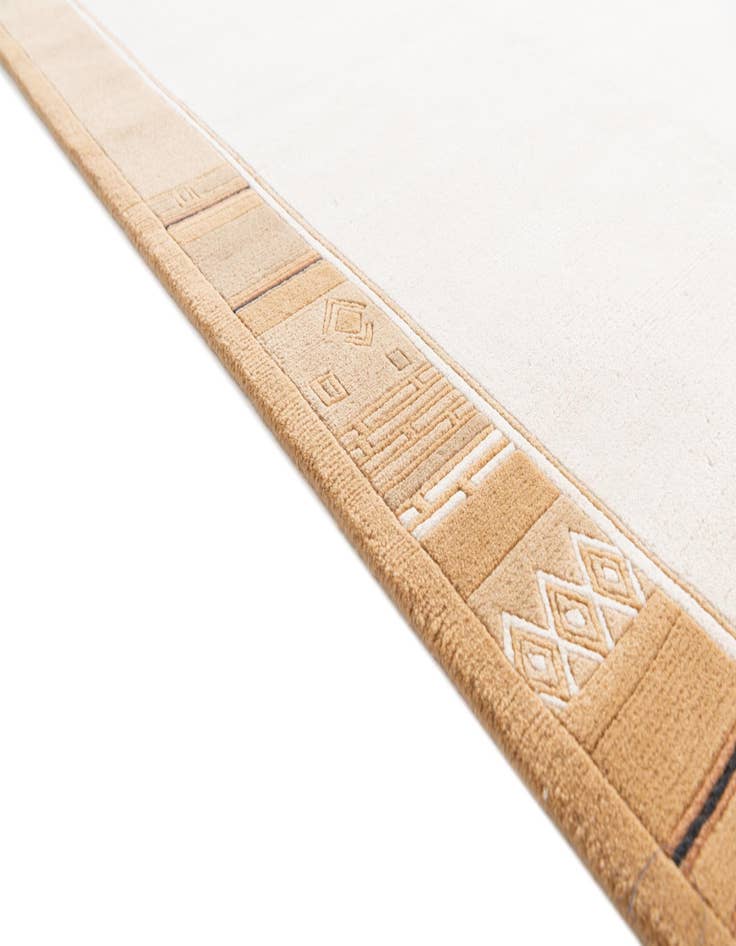 Detail image of  4' 8 x 6' 5  Hand Knotted Nepal Wool Rug