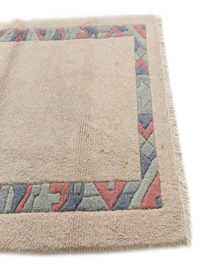 Detail image of  2' 7 x 4' 7  Hand Knotted Nepal Wool Rug