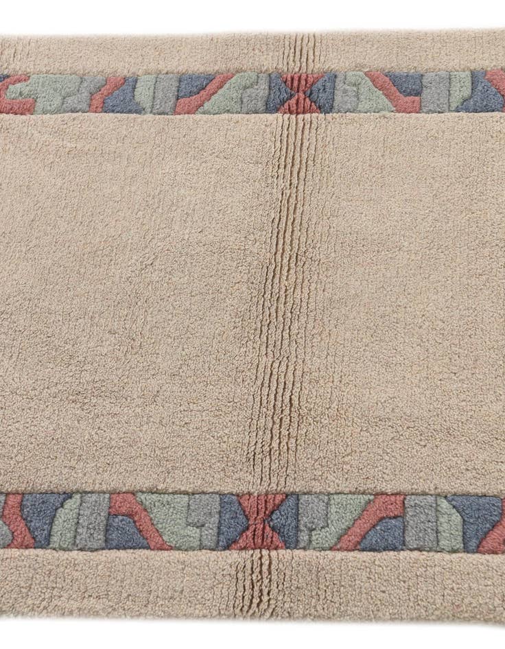 Detail image of  2' 7 x 4' 7  Hand Knotted Nepal Wool Rug