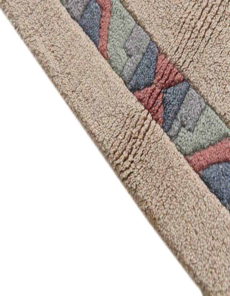 Detail image of  2' 7 x 4' 7  Hand Knotted Nepal Wool Rug