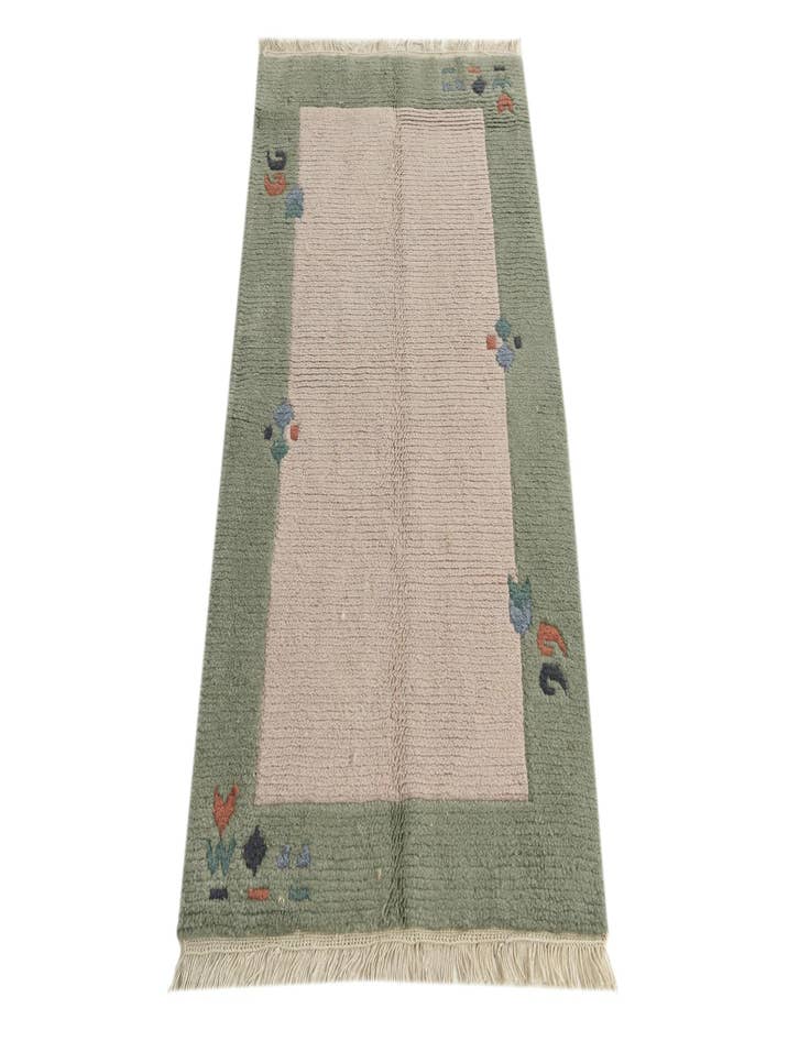 Detail image of  2' 4 x 4' 4  Hand Knotted Nepal Wool Rug