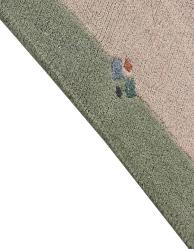 Detail image of  2' 4 x 4' 4  Hand Knotted Nepal Wool Rug