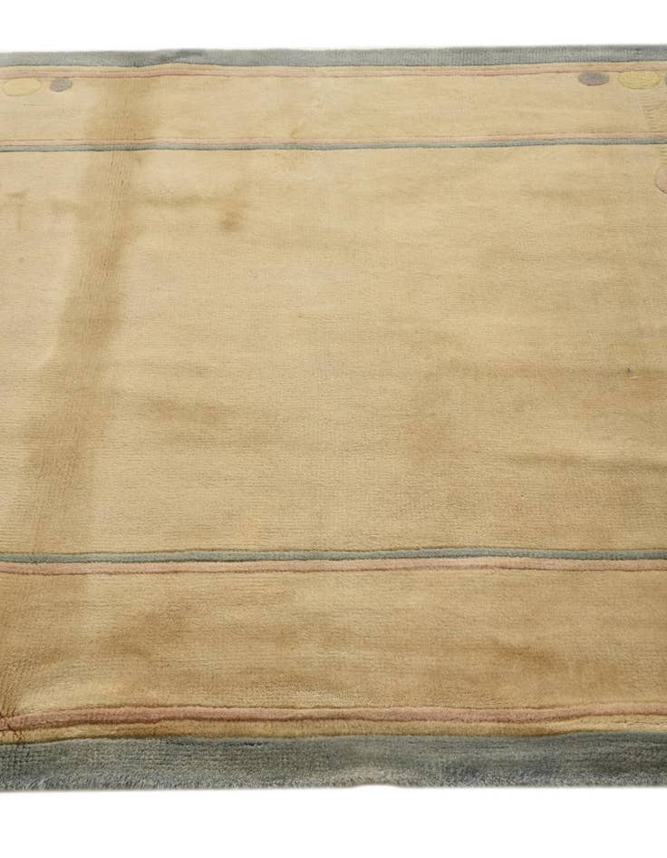 Detail image of  4' x 5' 11  Hand Knotted Nepal Wool Rug