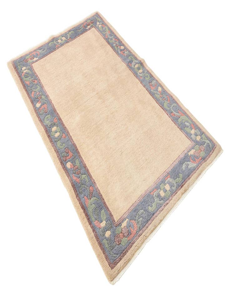 Detail image of  4' x 6'  Hand Knotted Nepal Wool Rug