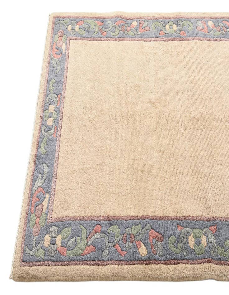 Detail image of  4' x 6'  Hand Knotted Nepal Wool Rug