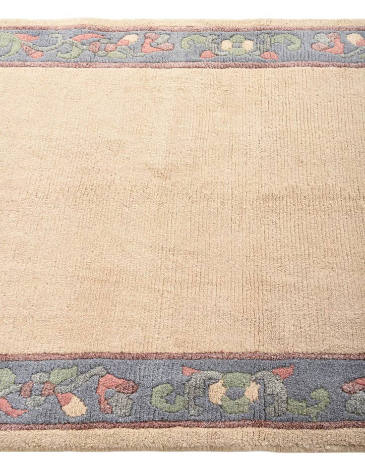 Detail image of  4' x 6'  Hand Knotted Nepal Wool Rug