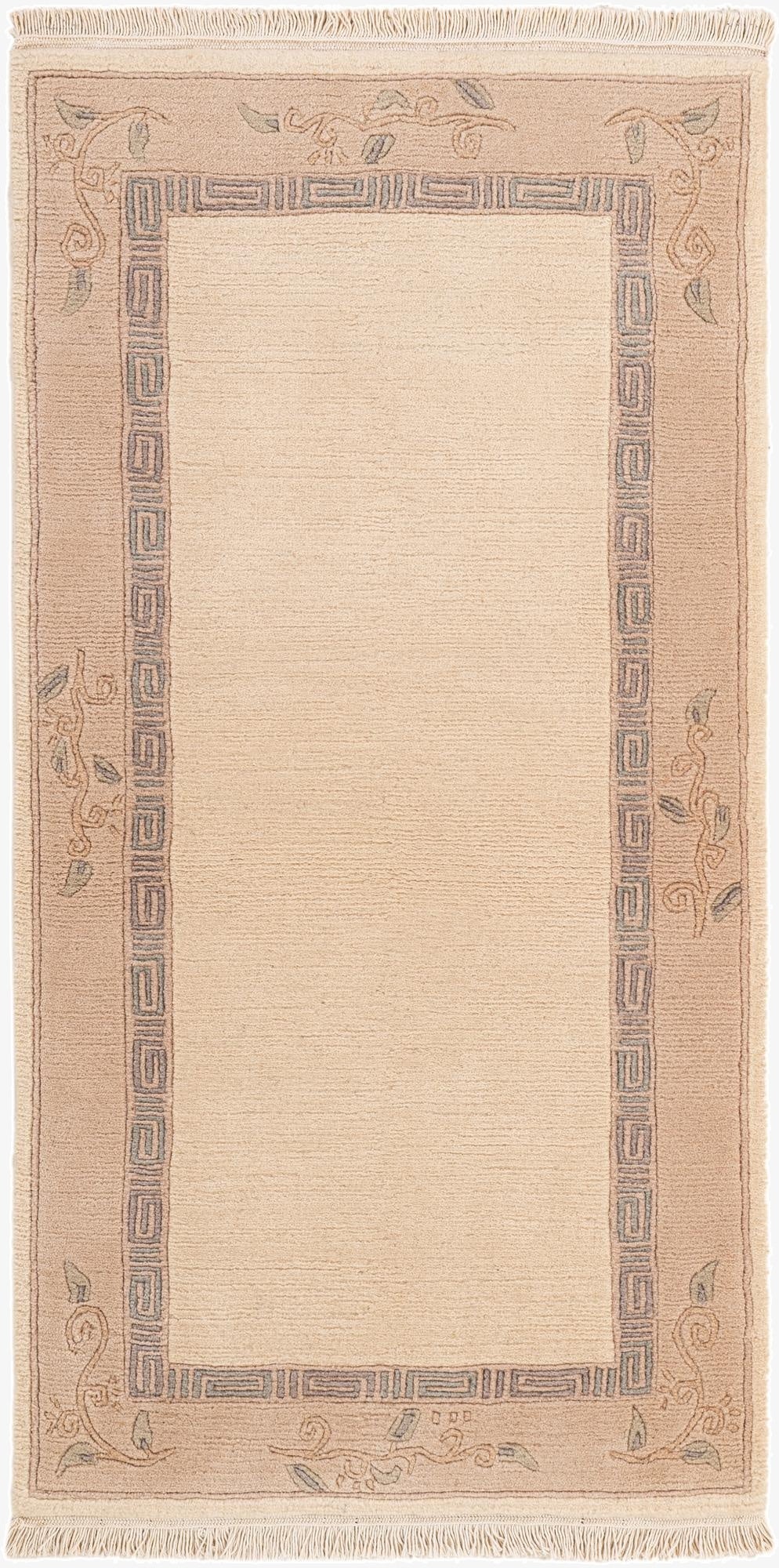  2' 5 x 4' 8  Hand Knotted Nepal Wool Rug