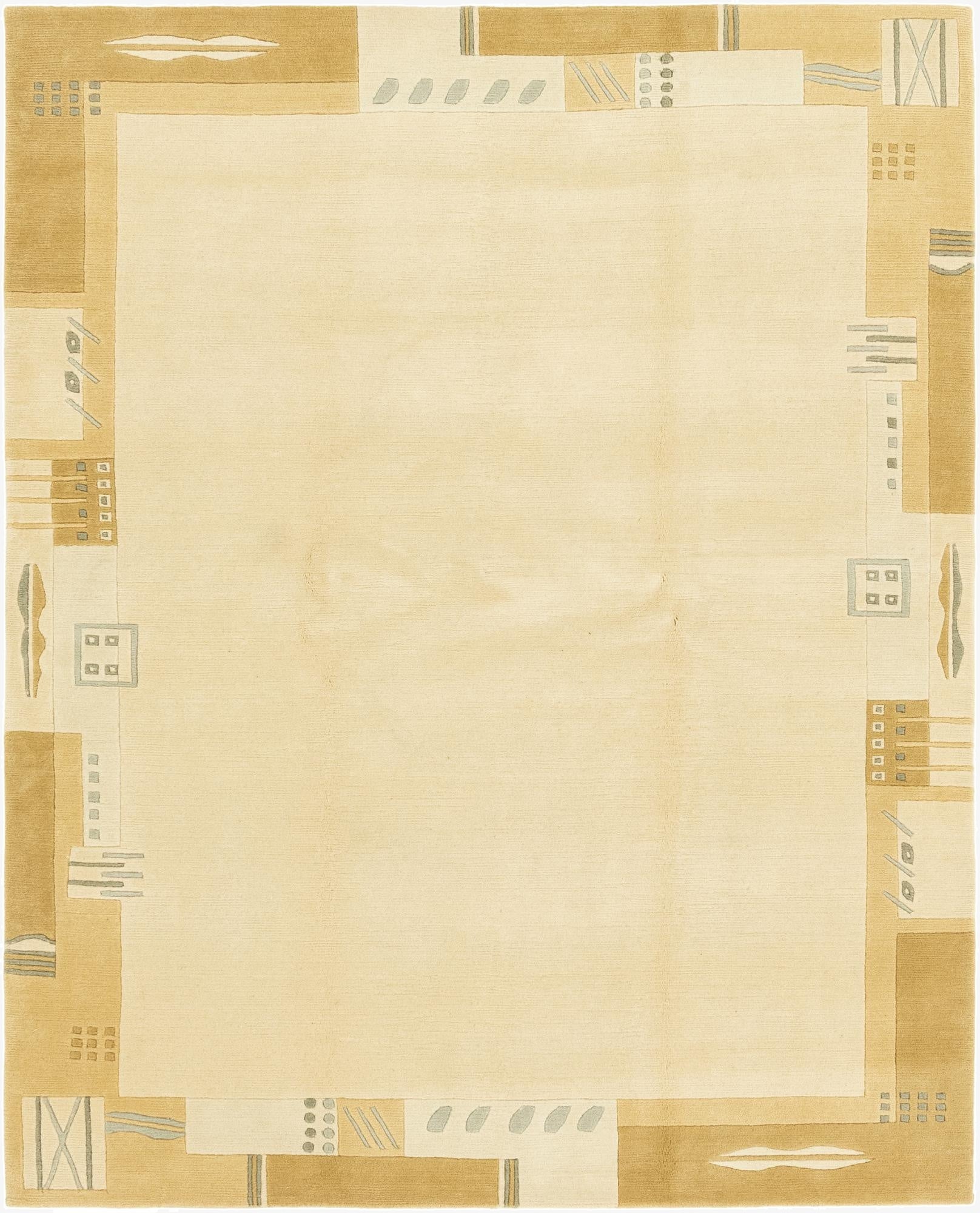  6' 6 x 8' 4  Hand Knotted Nepal Wool Rug