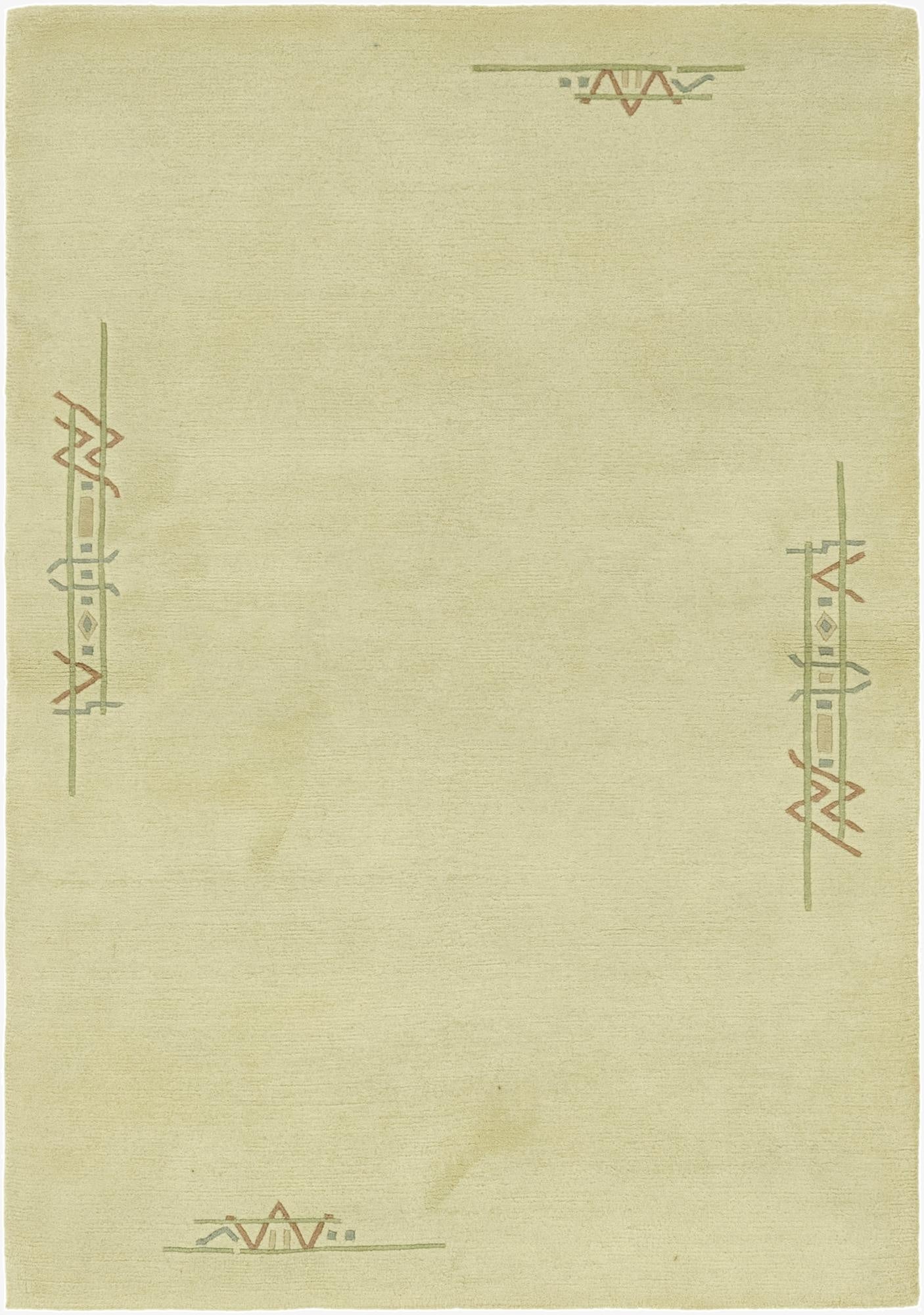  4' x 6'  Hand Knotted Nepal Wool Rug