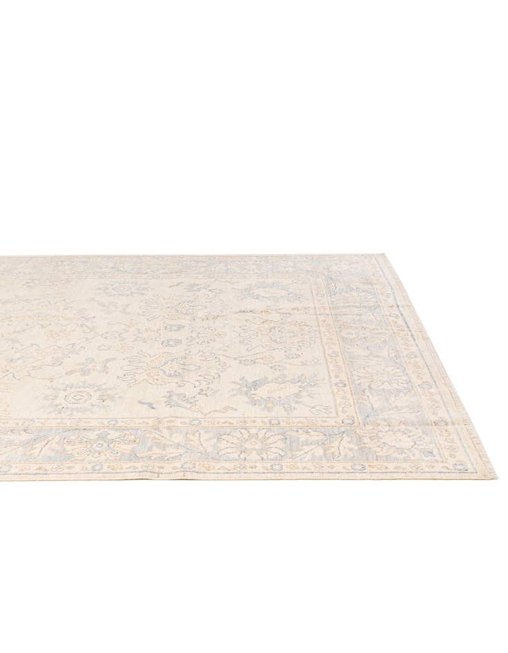 Detail image of  6' 1 x 9'  Hand Knotted Oushak Wool Rug